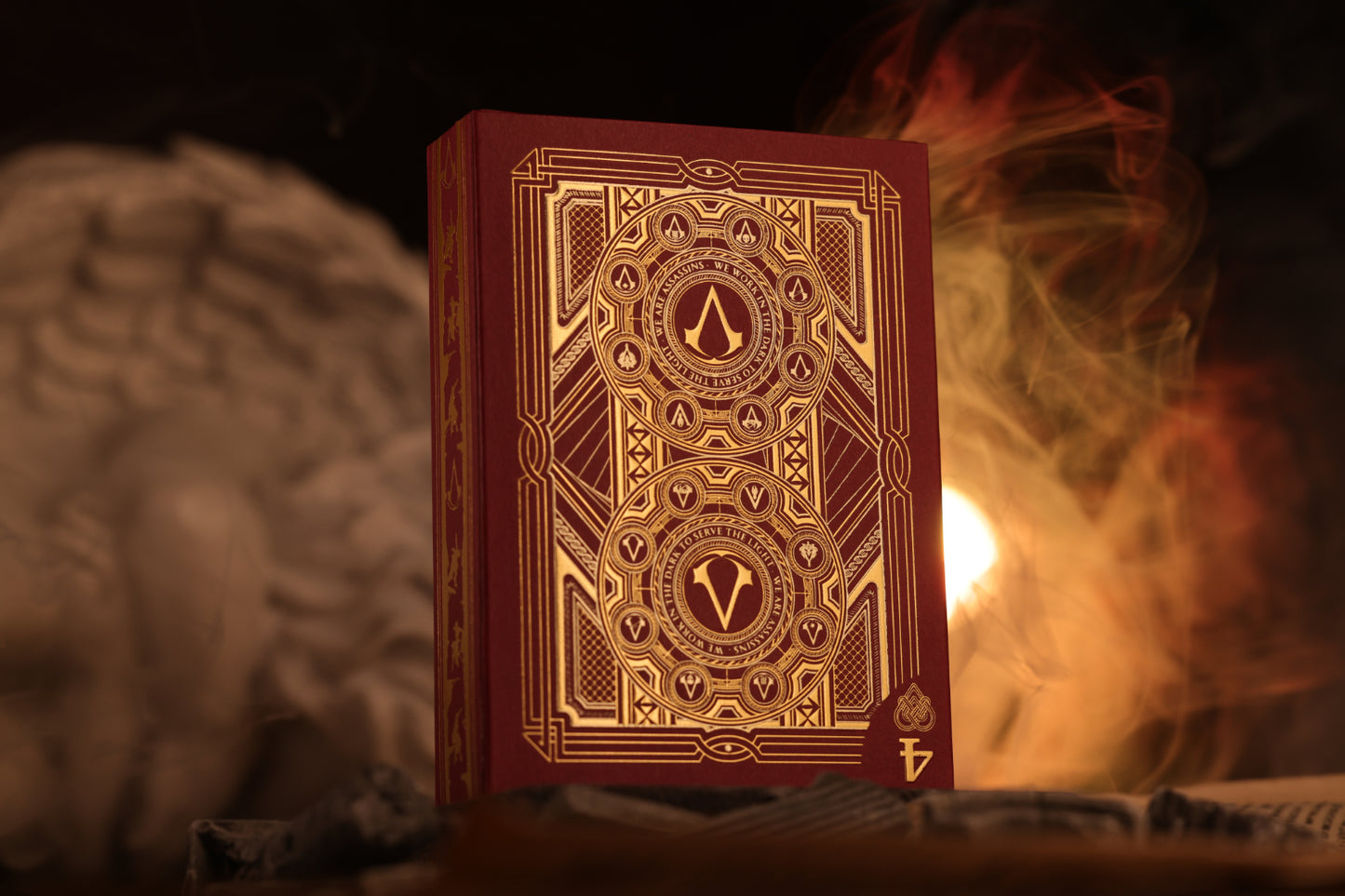 Assassin's Creed Legacy Ver. II Playing Cards - Garnet Hidden Blade Edition
