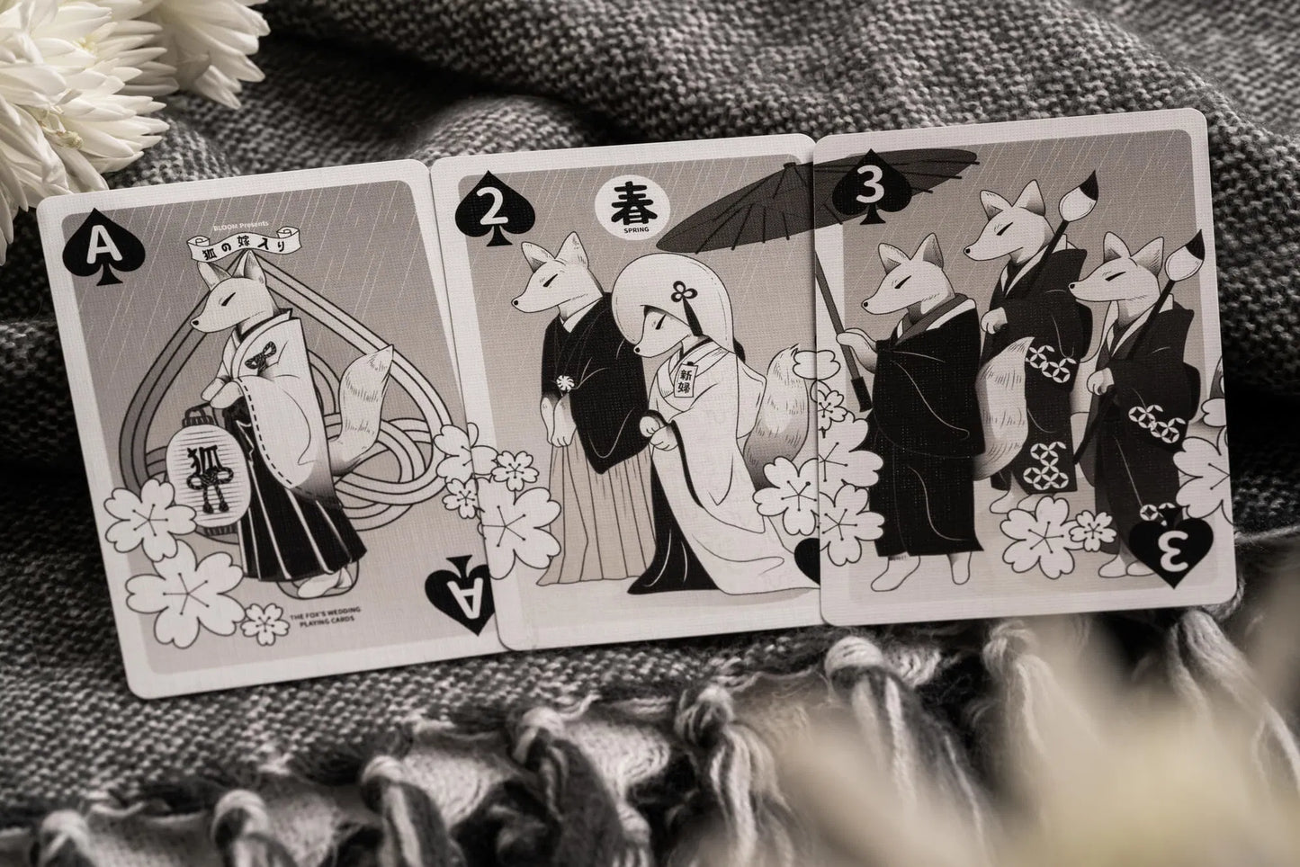 The Fox's Wedding Playing Cards GHOSTLIGHT Edition (AUG Monthly Deck Drop 15%off)