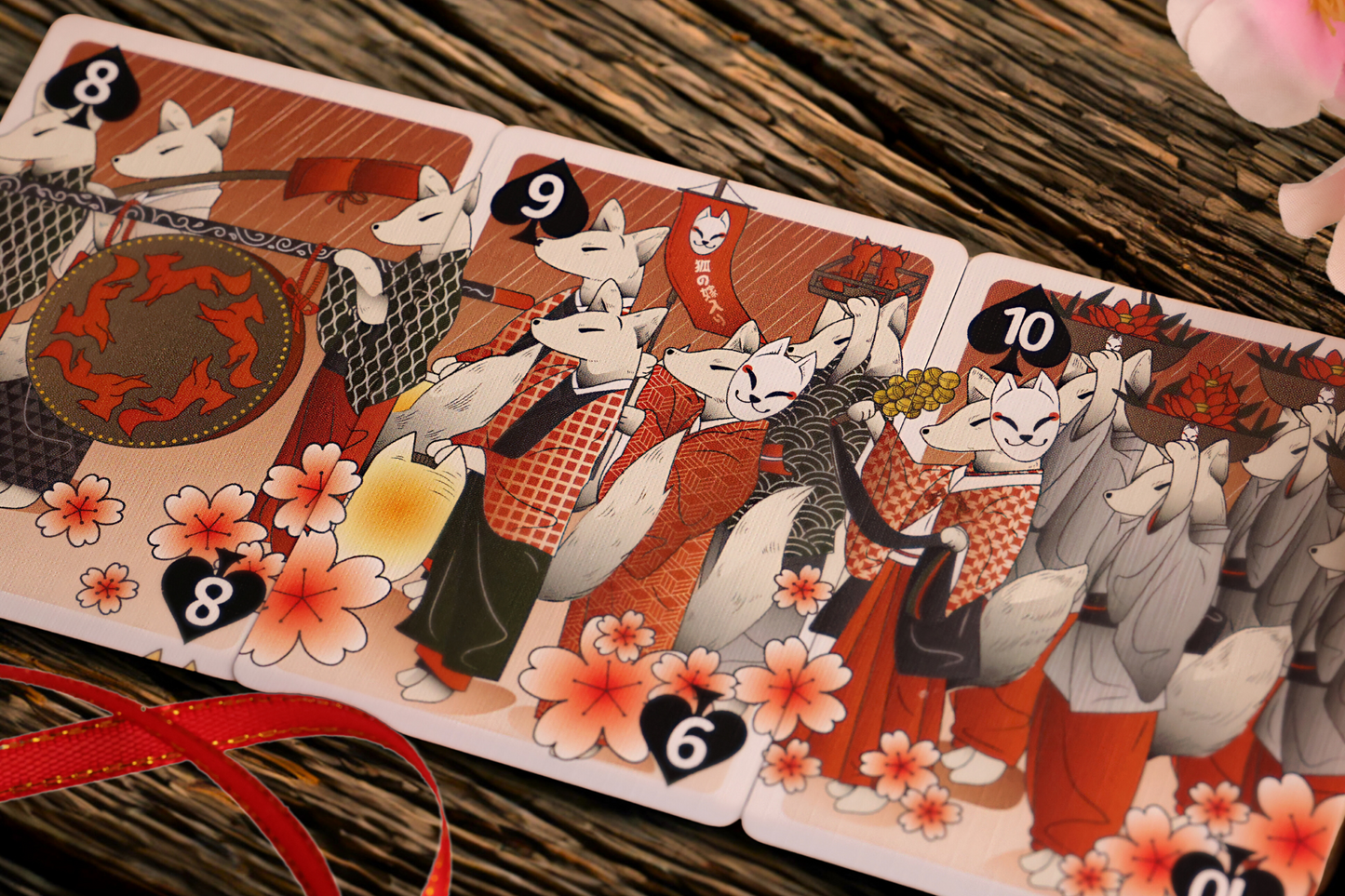 The Fox's Wedding Playing Cards | SHINTO Edition (Vanishing Box)