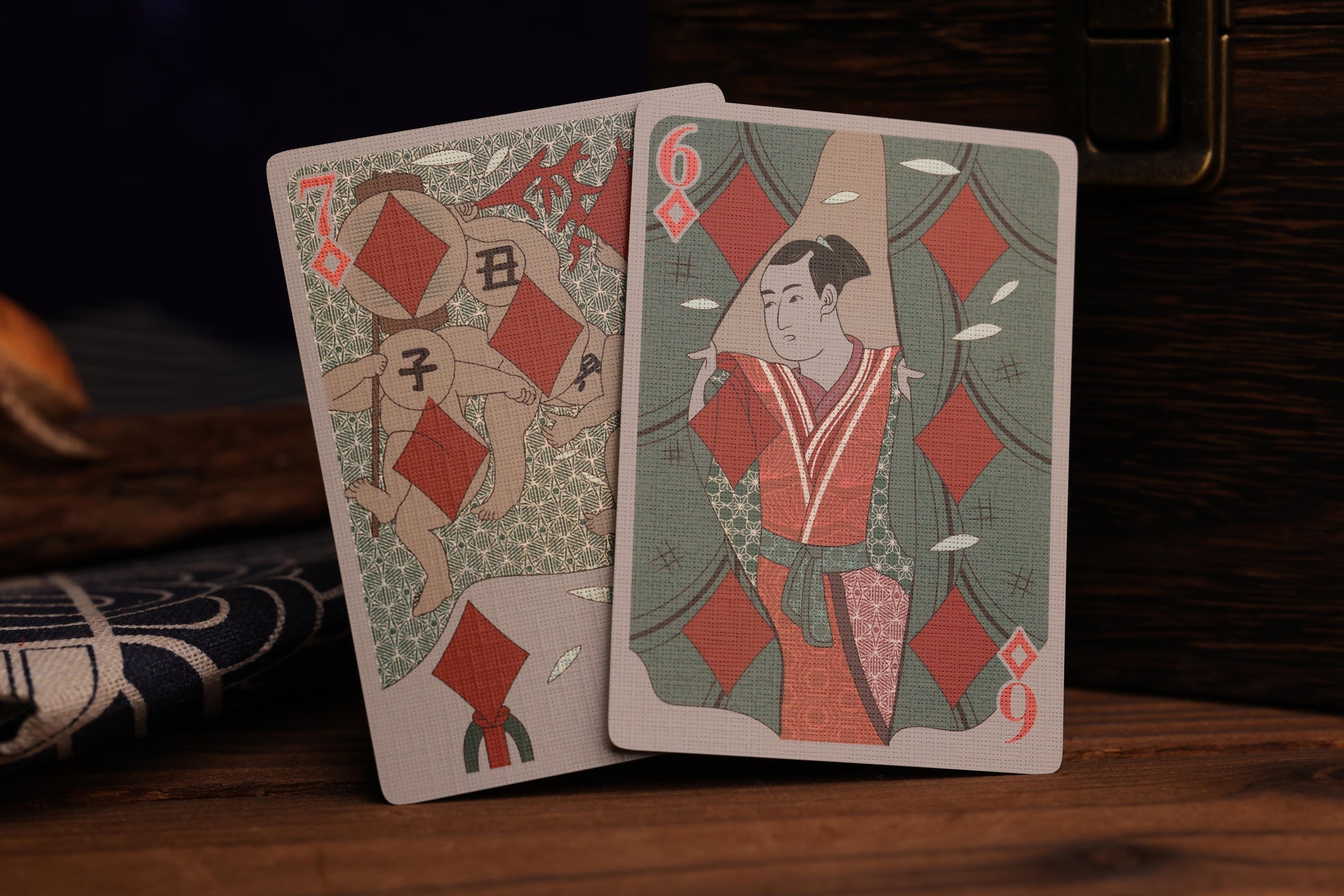 Louver Green Edition Number Cards (Diamonds)
