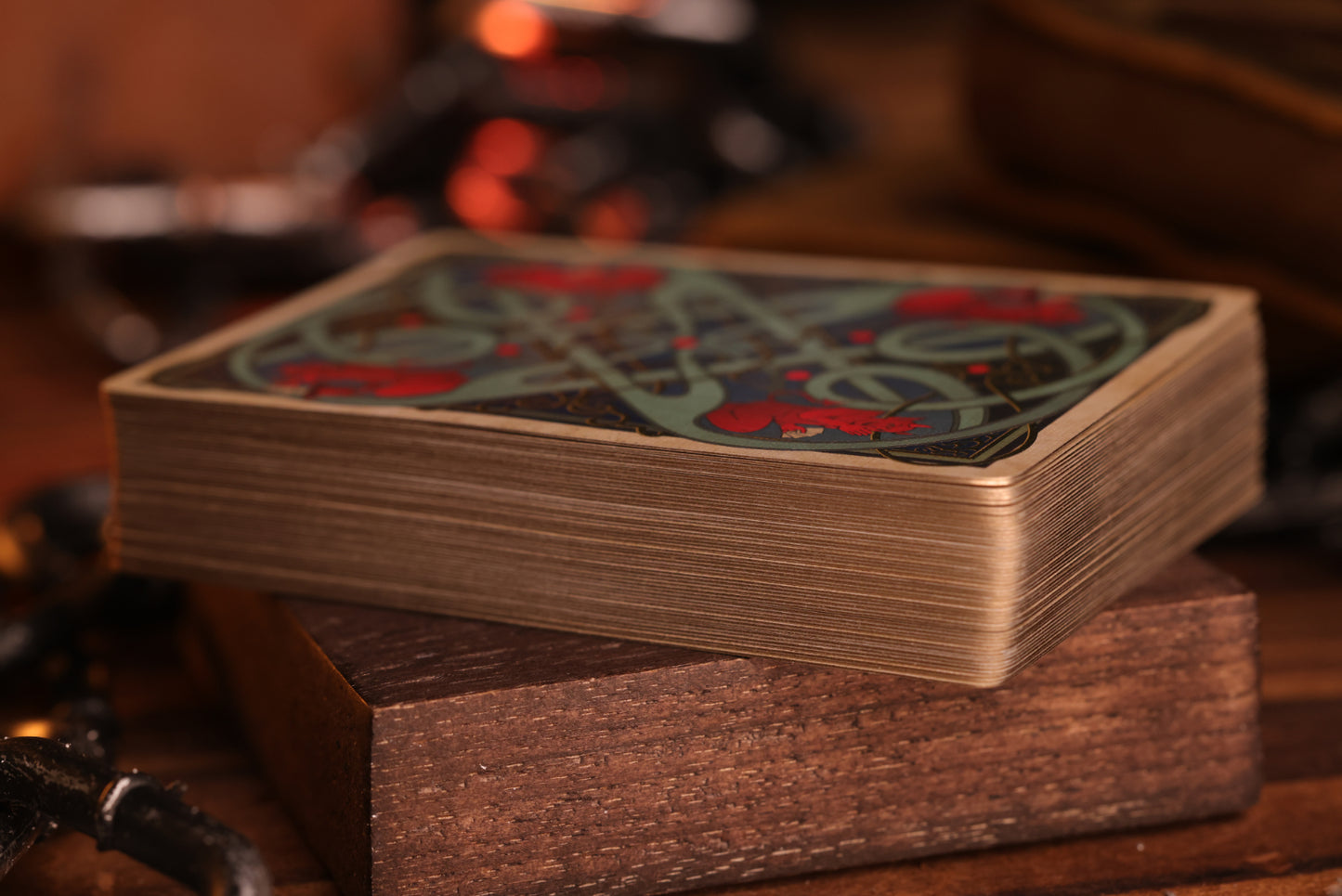 Spade Edition metallic gold card edges