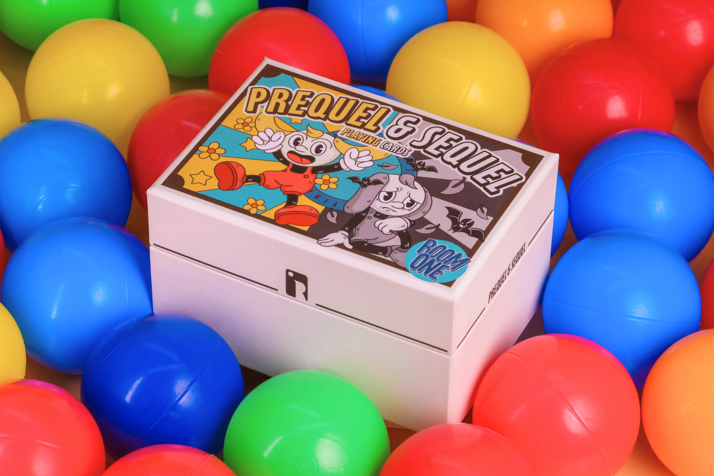 Prequel & Sequel Collector's box with colorful balls around it