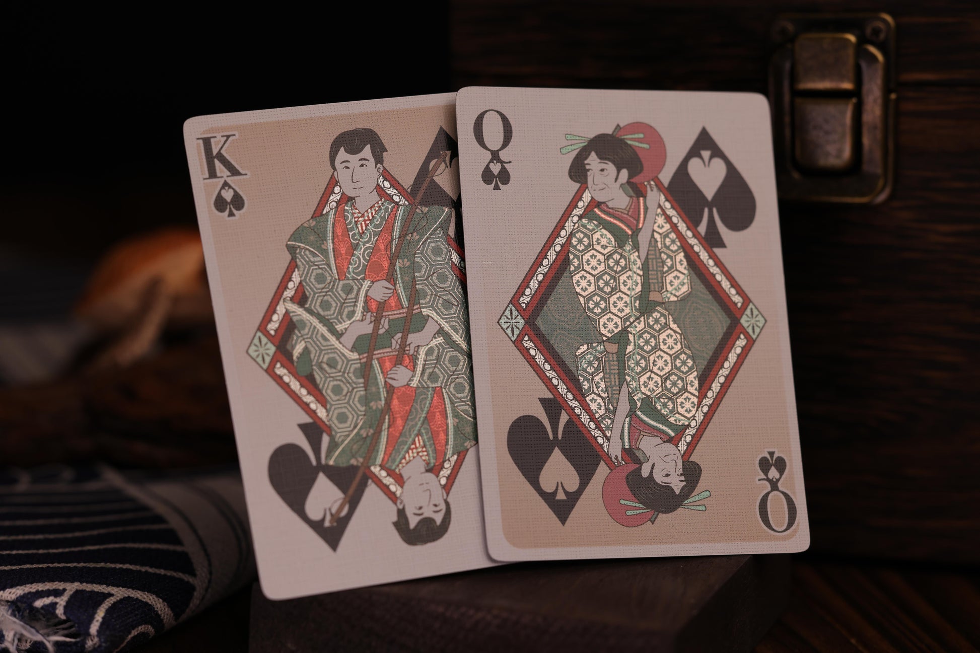 Louver Green Edition Court Cards (Spades)