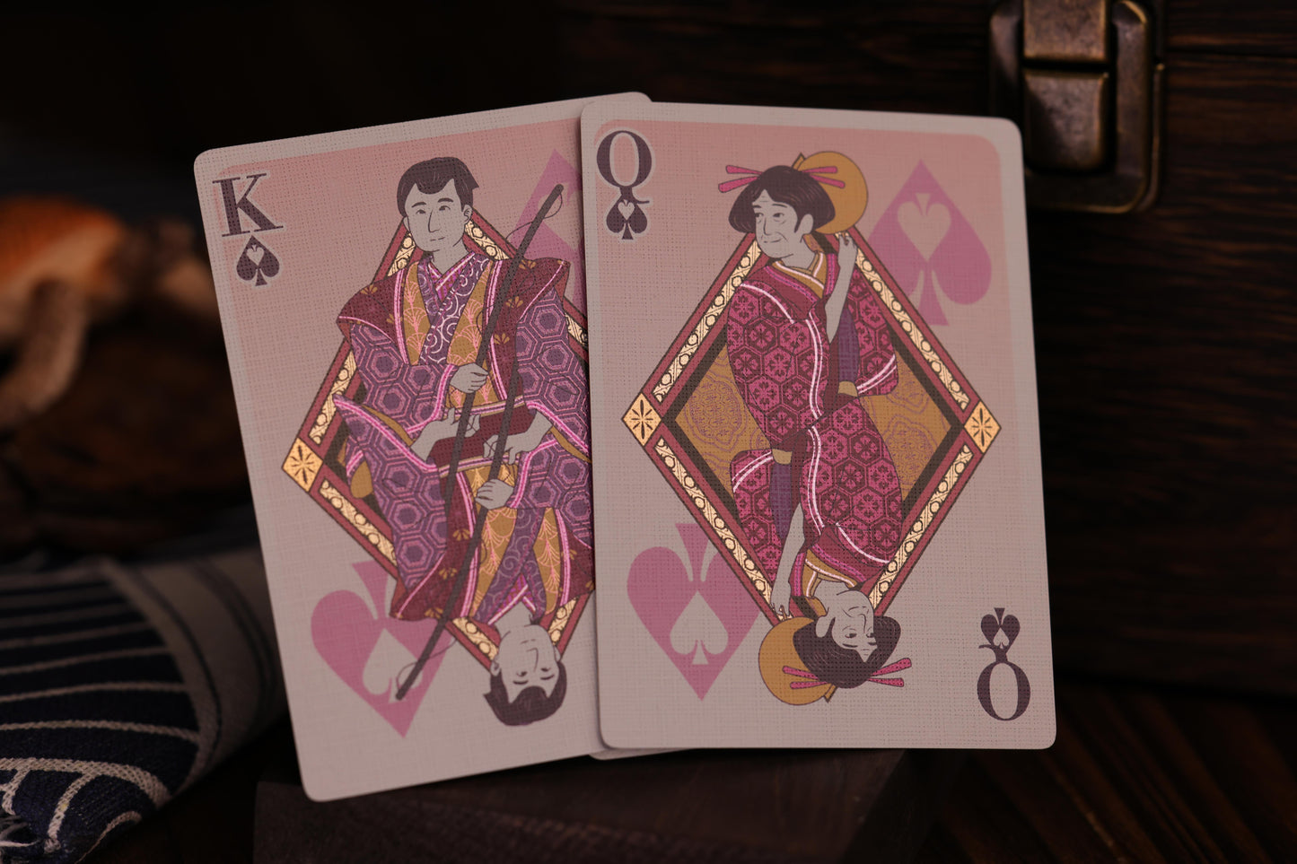 Louver Velvet Edition Court Cards (Spades)