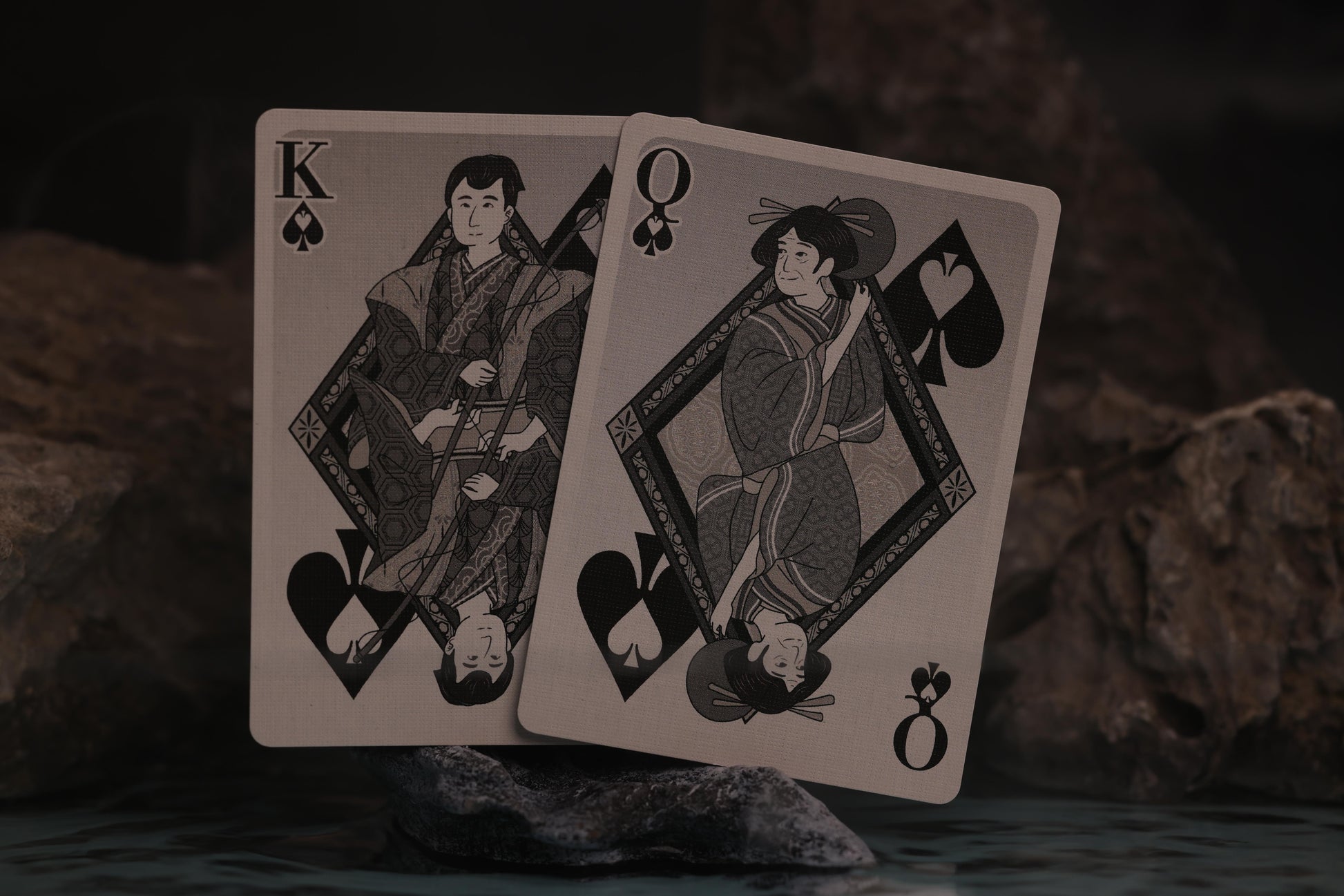 Origami Black Edition Court Cards (Spades)