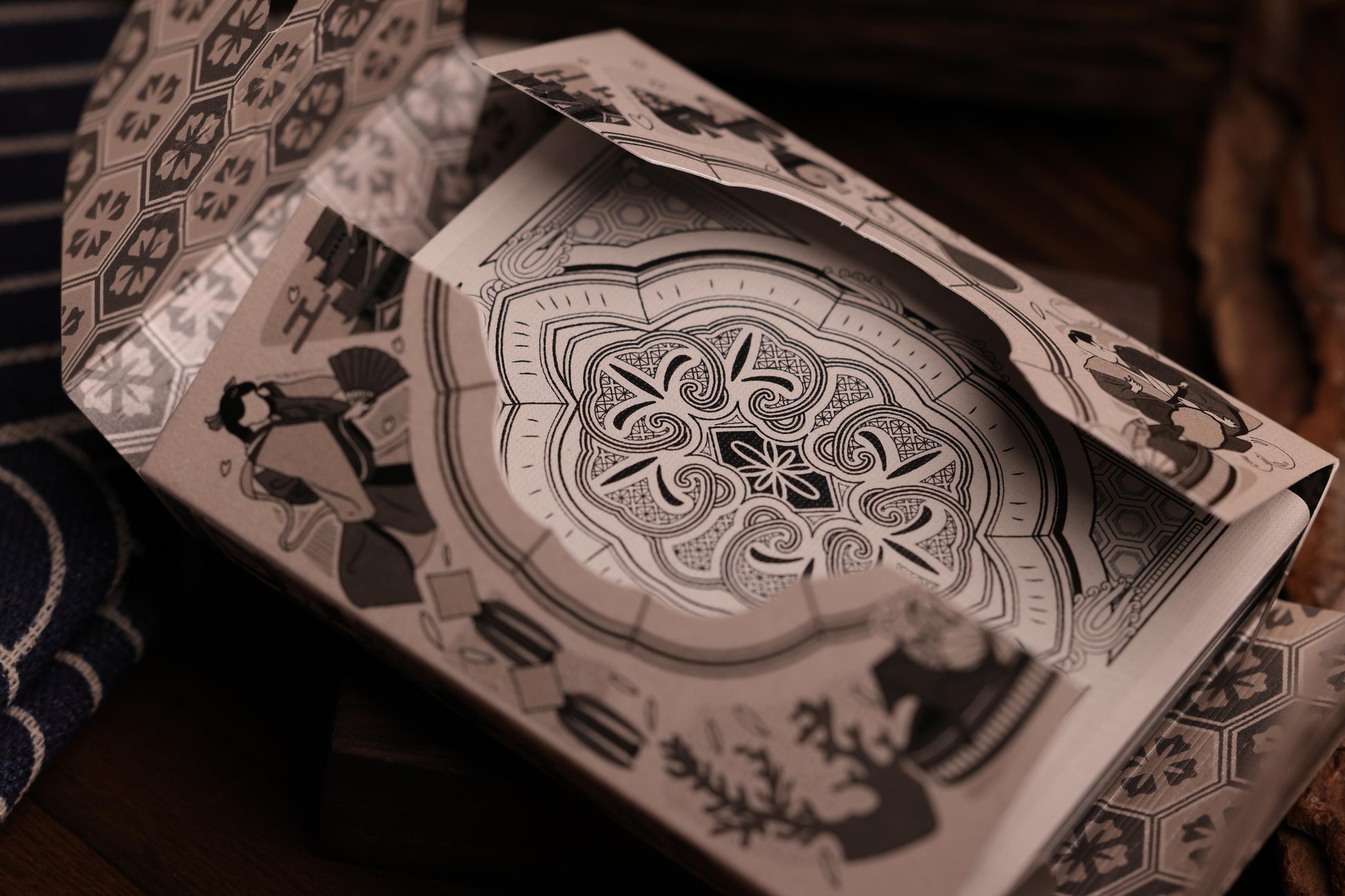 Origami Black Edition Opened Tuck Box