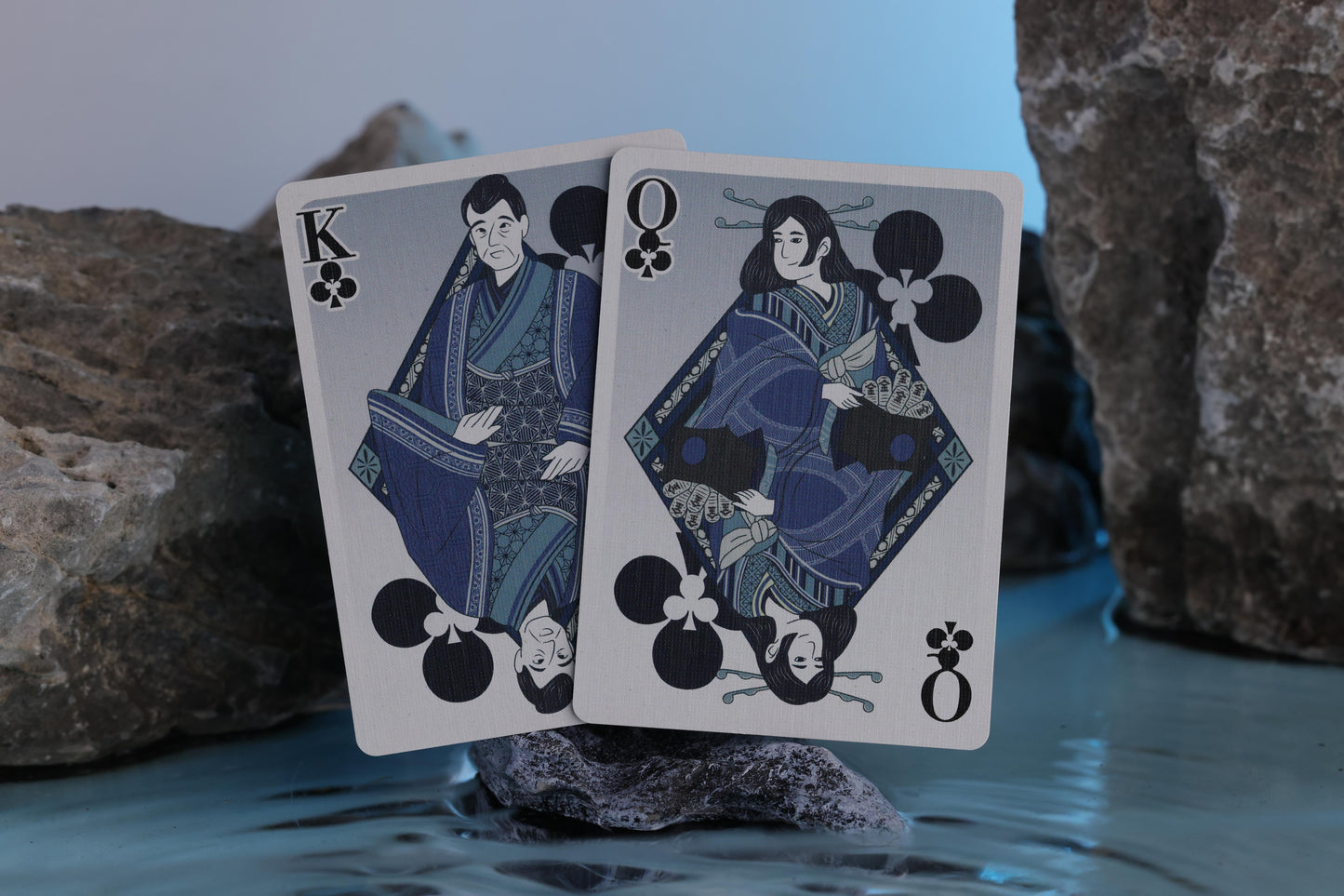 Origami Blue Edition Court Cards (Clubs)