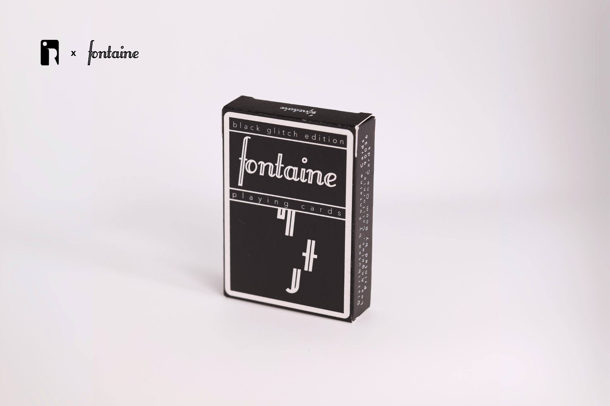 Black Glitch Playing Cards - Room One X Fontaine ACC 2025 – Room
