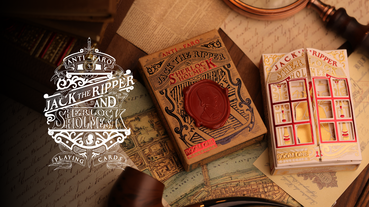 Jack the Ripper & Sherlock Holmes Playing Cards