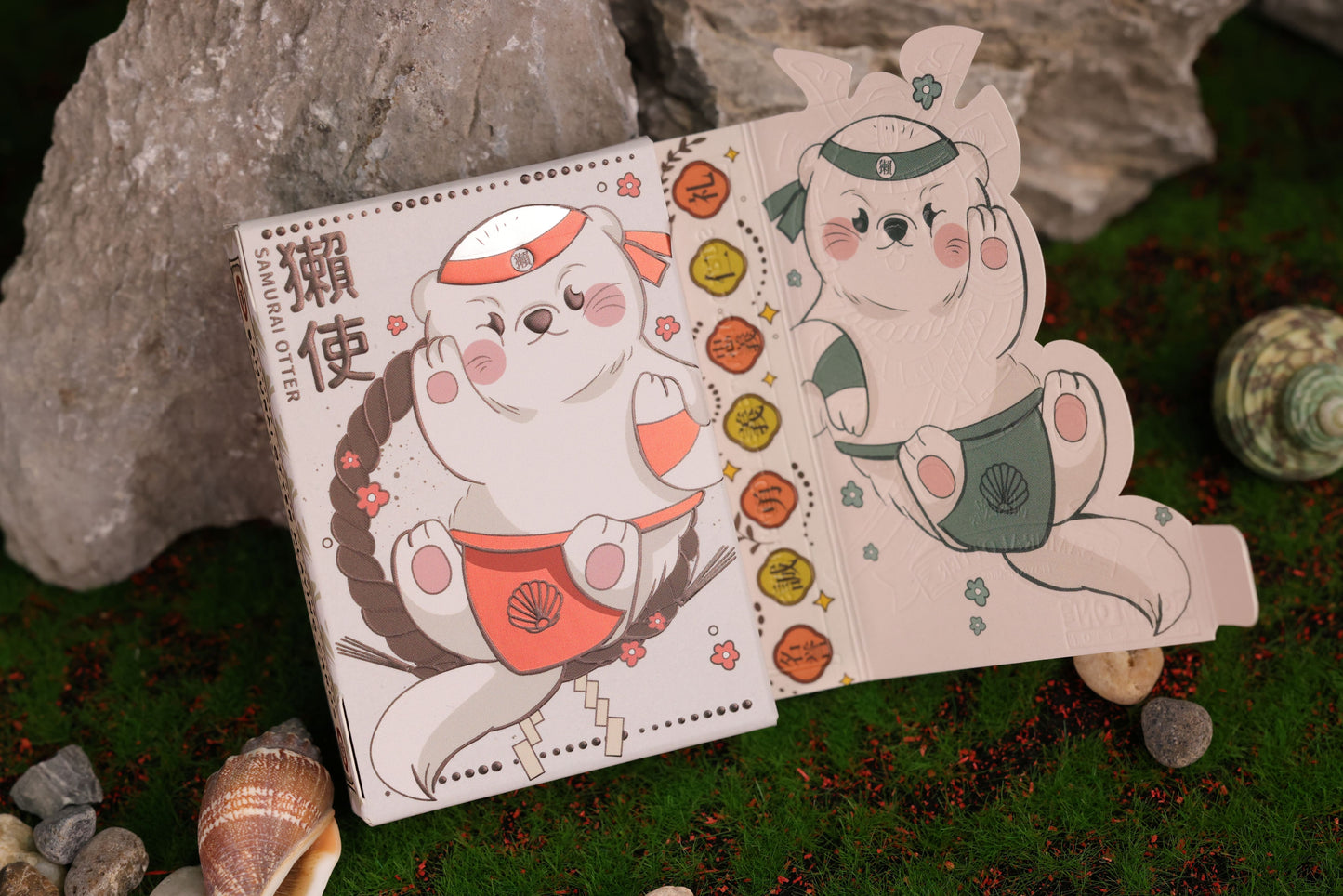 Samurai Otter Playing Cards | SCARLET BUSHIDO Edition