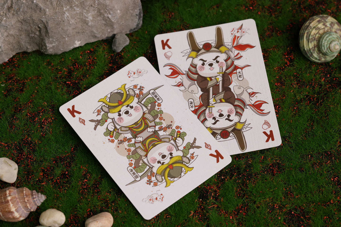 Samurai Otter Playing Cards | SCARLET BUSHIDO Edition