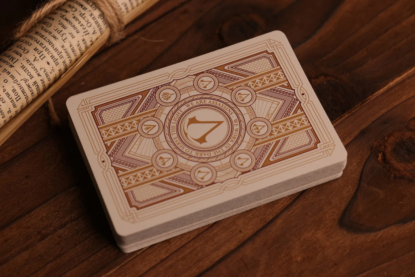 Assassin's Creed Legacy Playing Cards | WHITE HIDDEN BLADE Edition