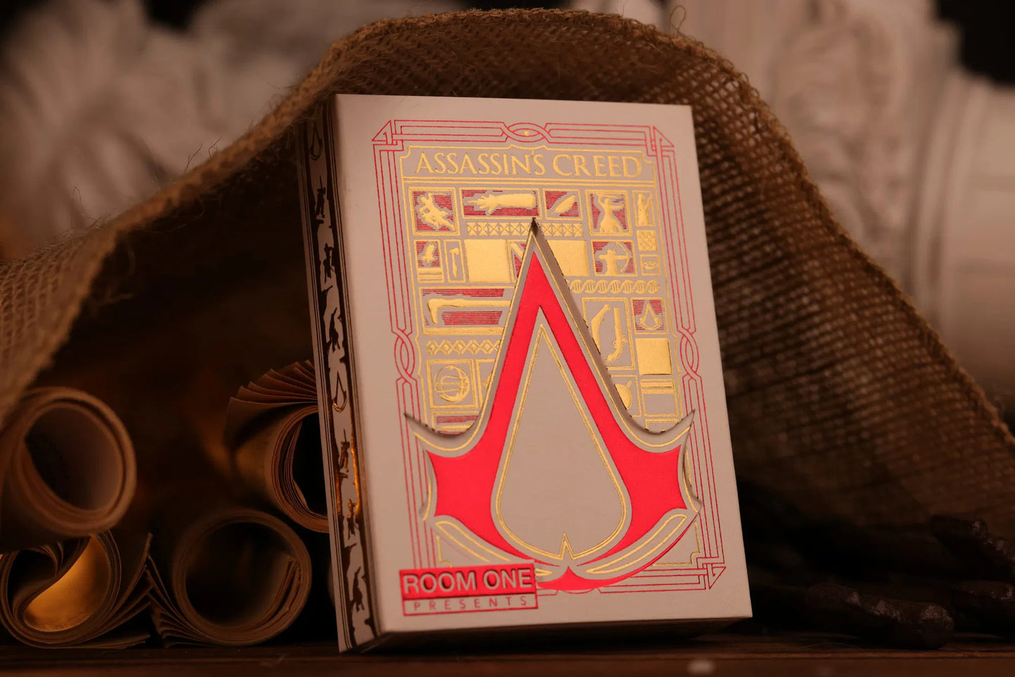 Assassin's Creed Legacy Playing Cards | WHITE HIDDEN BLADE Edition