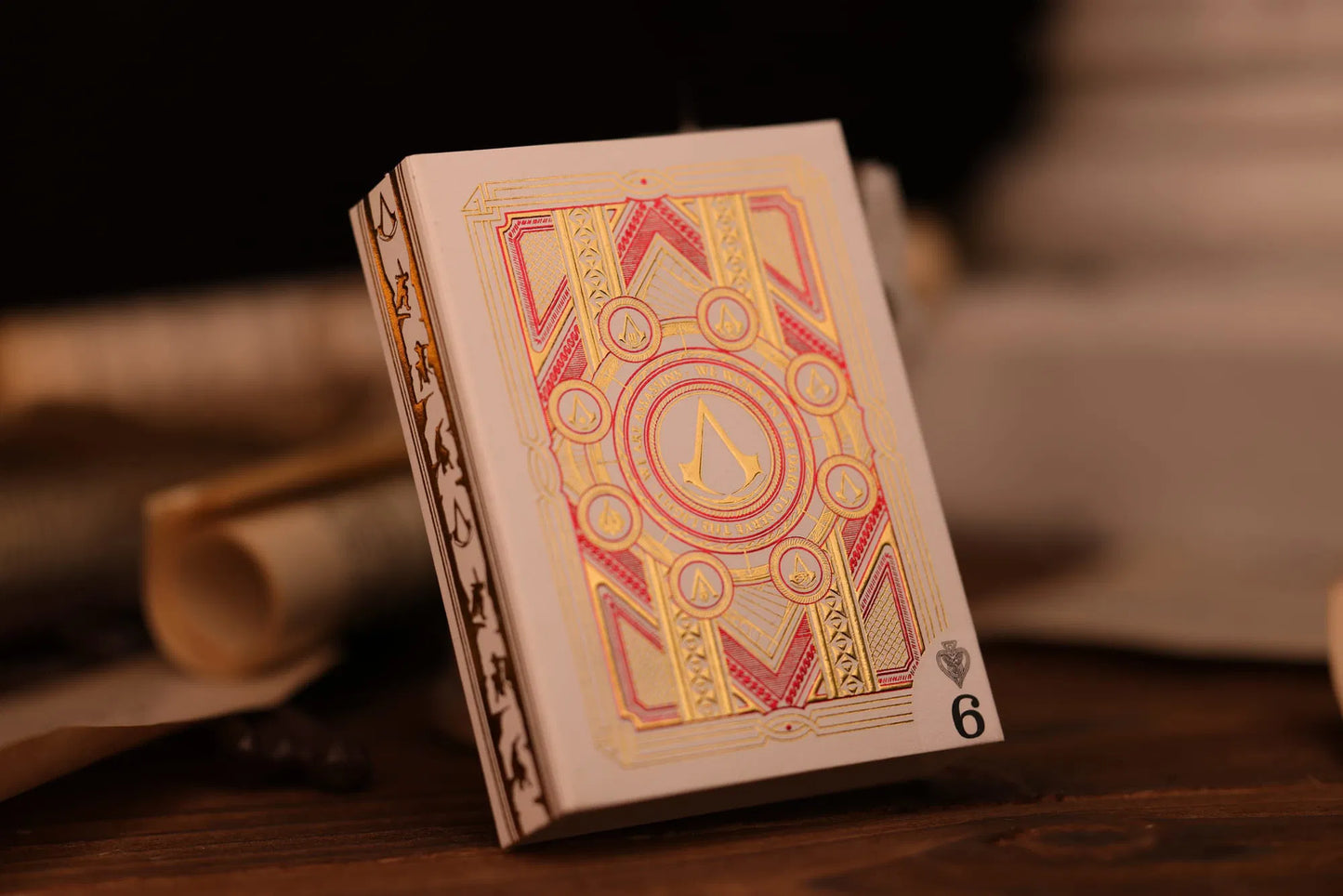 Assassin's Creed Legacy Playing Cards | WHITE HIDDEN BLADE Edition