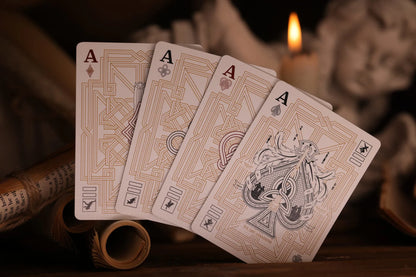 Assassin's Creed Legacy Playing Cards - WHITE HIDDEN BLADE Edition