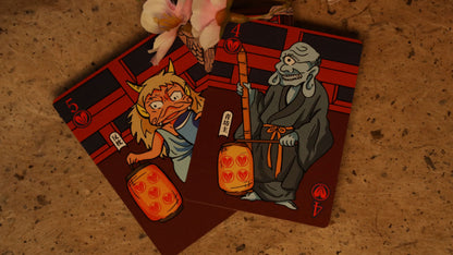 百鬼夜行 Hyakki Yagyō Playing Cards - YOKAI REALM Edition
