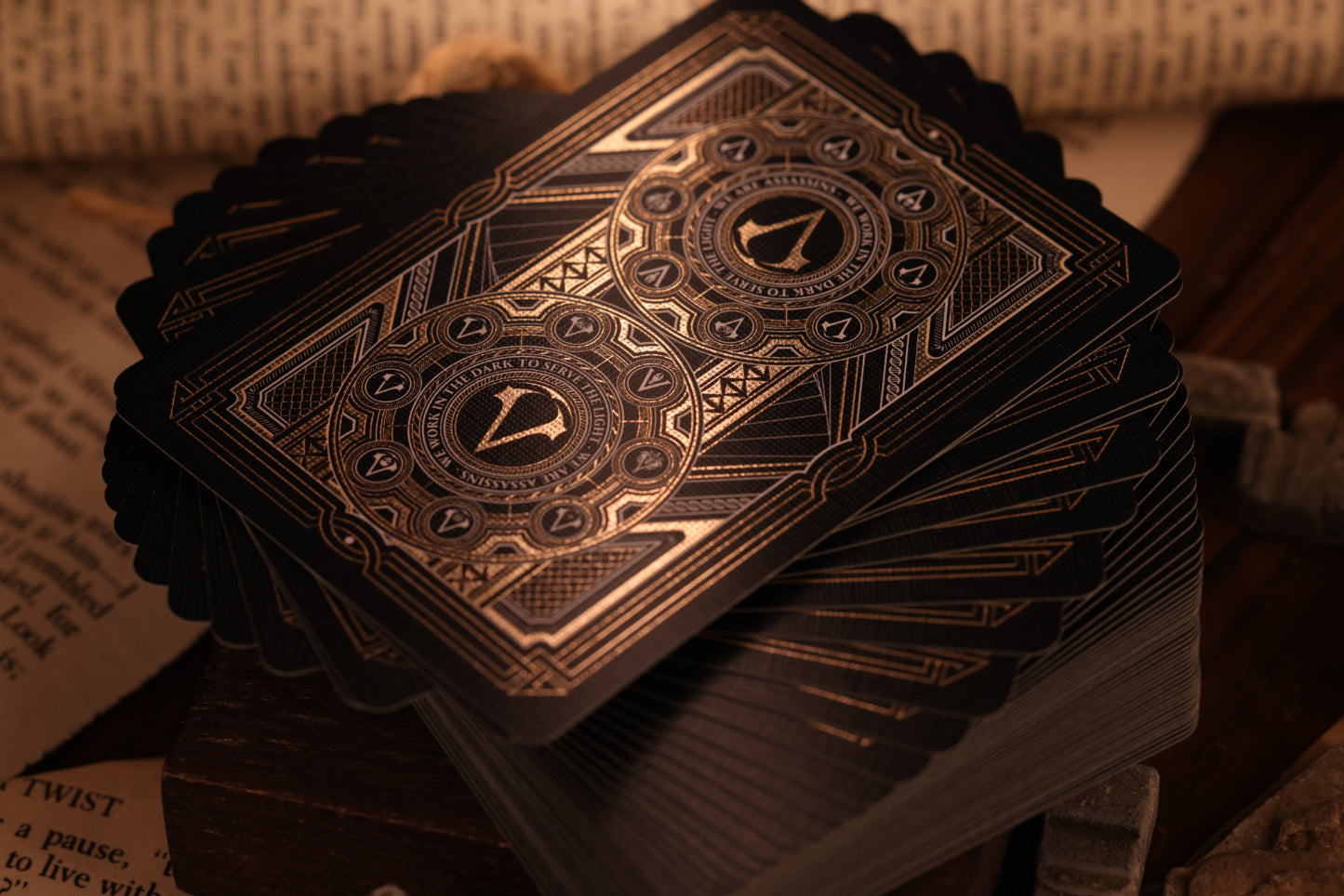 Assassin's Creed Legacy Ver. II Playing Cards - Onyx Hidden Blade Edition