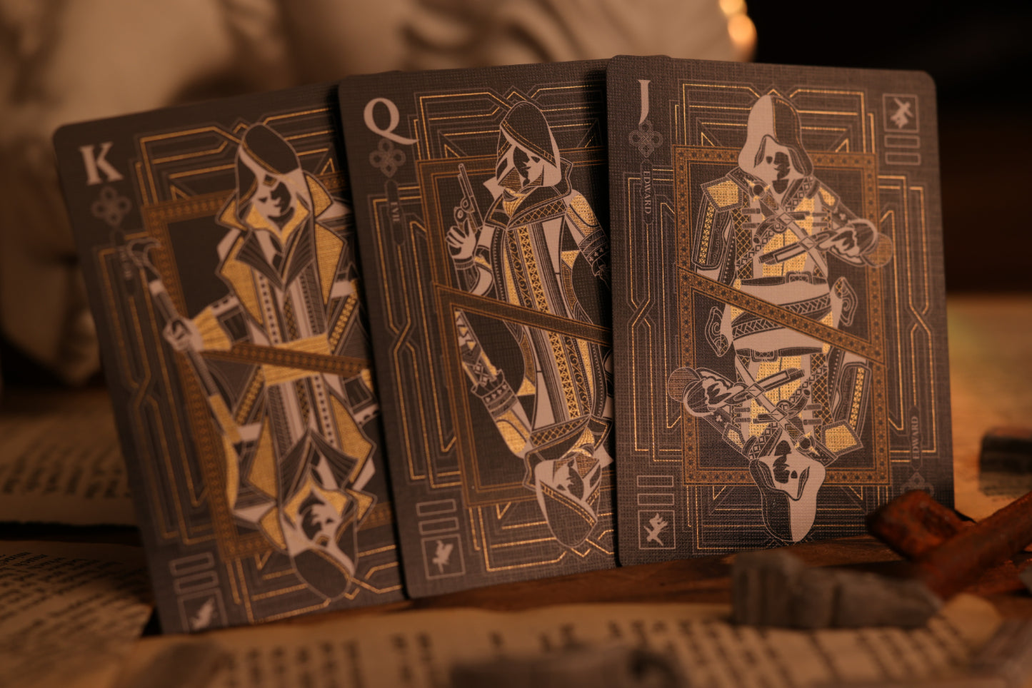 Assassin's Creed Legacy Ver. II Playing Cards - Onyx Hidden Blade Edition