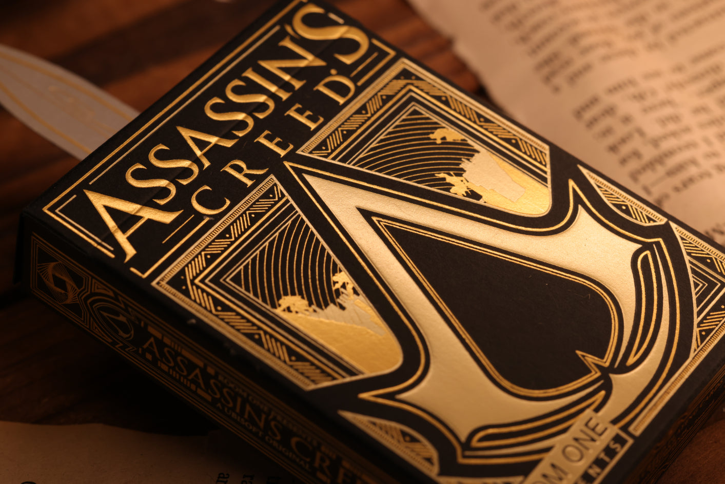 Assassin's Creed Legacy Ver. II Playing Cards - Onyx Hidden Blade Edition