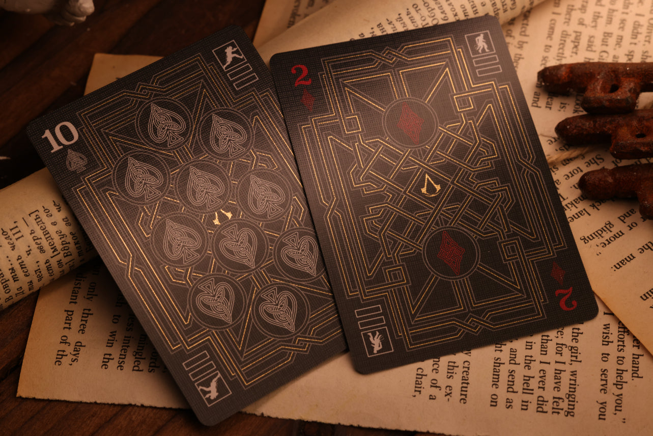 Assassin's Creed Legacy Ver. II Playing Cards - Onyx Hidden Blade Edition