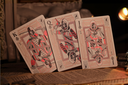 Assassin's Creed Legacy Ver. II Playing Cards - Garnet Hidden Blade Edition