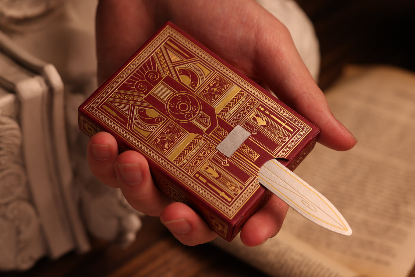 Assassin's Creed Legacy Ver. II Playing Cards - Garnet Hidden Blade Edition