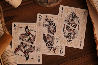 Assassin's Creed Legacy Playing Cards - WHITE HIDDEN BLADE Edition