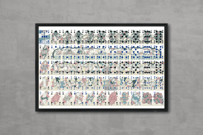 (PREORDER) Alice's Adventures in Wonderland Playing Cards - Uncut Sheet