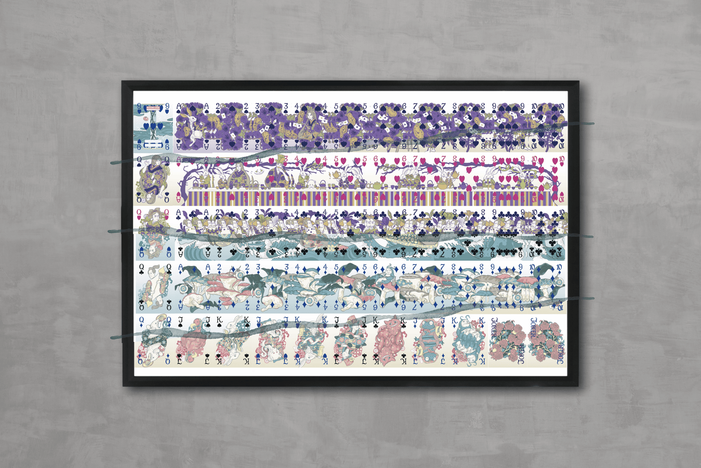 (PREORDER) Alice's Adventures in Wonderland Playing Cards - Uncut Sheet