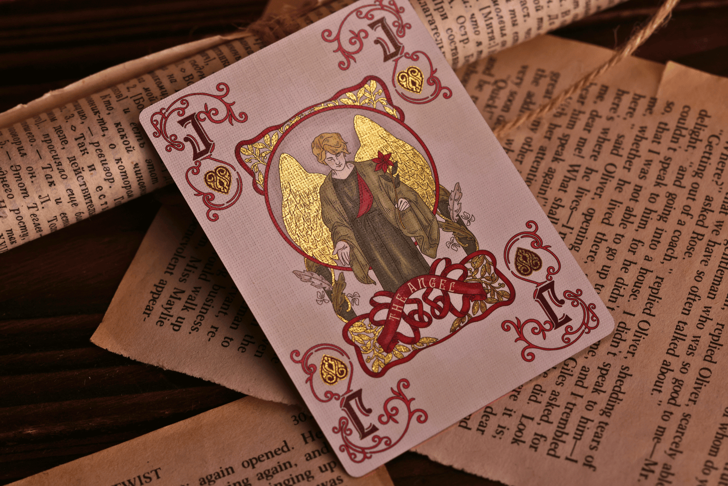 (COMIC CON SPECIAL 5% off) Andersen's Fairy Tales Playing Cards - Garnet Signature Edition