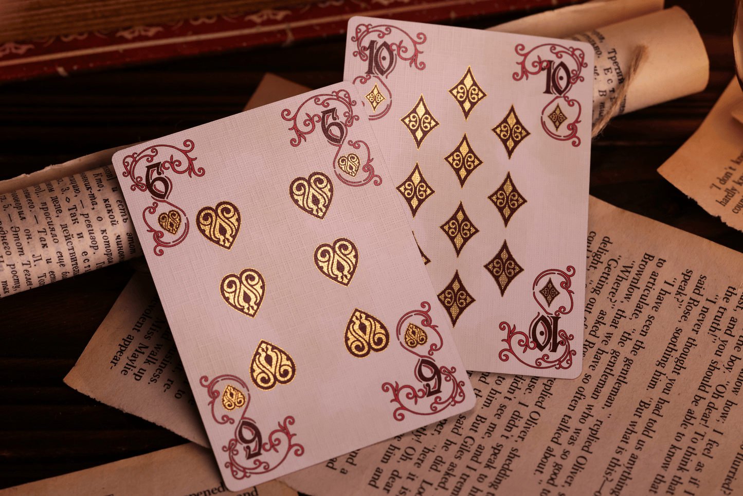 (COMIC CON SPECIAL 5% off) Andersen's Fairy Tales Playing Cards - Garnet Signature Edition
