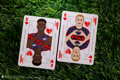 (BACKORDER) Arsenal Playing Cards - Arsenal FC Set