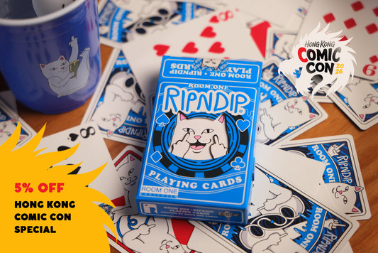 (COMIC CON SPECIAL 5% off) RIPNDIP Playing Cards - The Flippy One