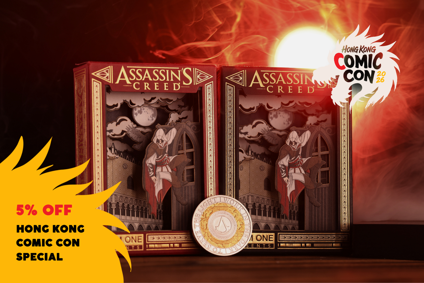 (COMIC CON SPECIAL 5% off) Assassin's Creed Legacy II Playing Cards - Signature Collection Set