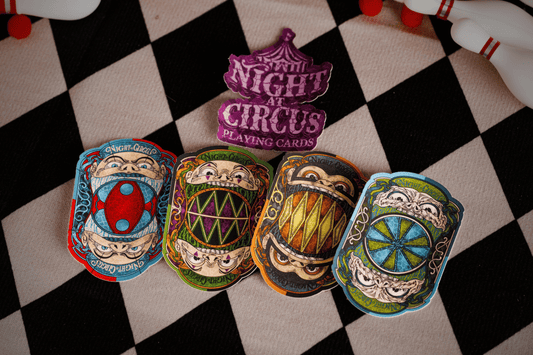 (PREORDER) Night at Circus Playing Cards - Die-cut Sticker Set