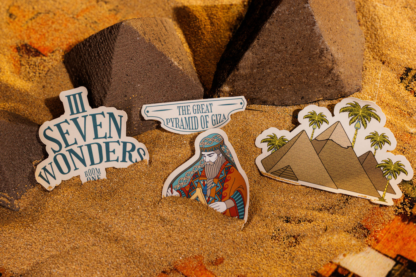 (PREORDER) The Great Pyramid of Giza Playing Cards - Sticker Set