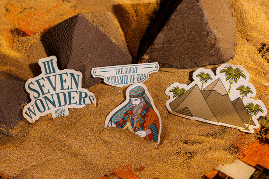 (PREORDER) The Great Pyramid of Giza Playing Cards - Sticker Set