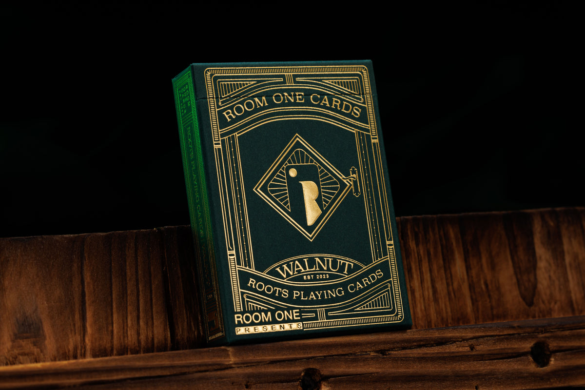 Green Roots Playing Cards - Walnut Edition