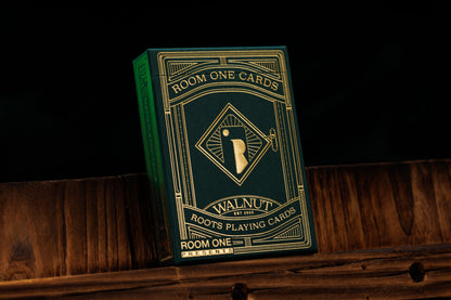 Green Roots Playing Cards - Walnut Edition