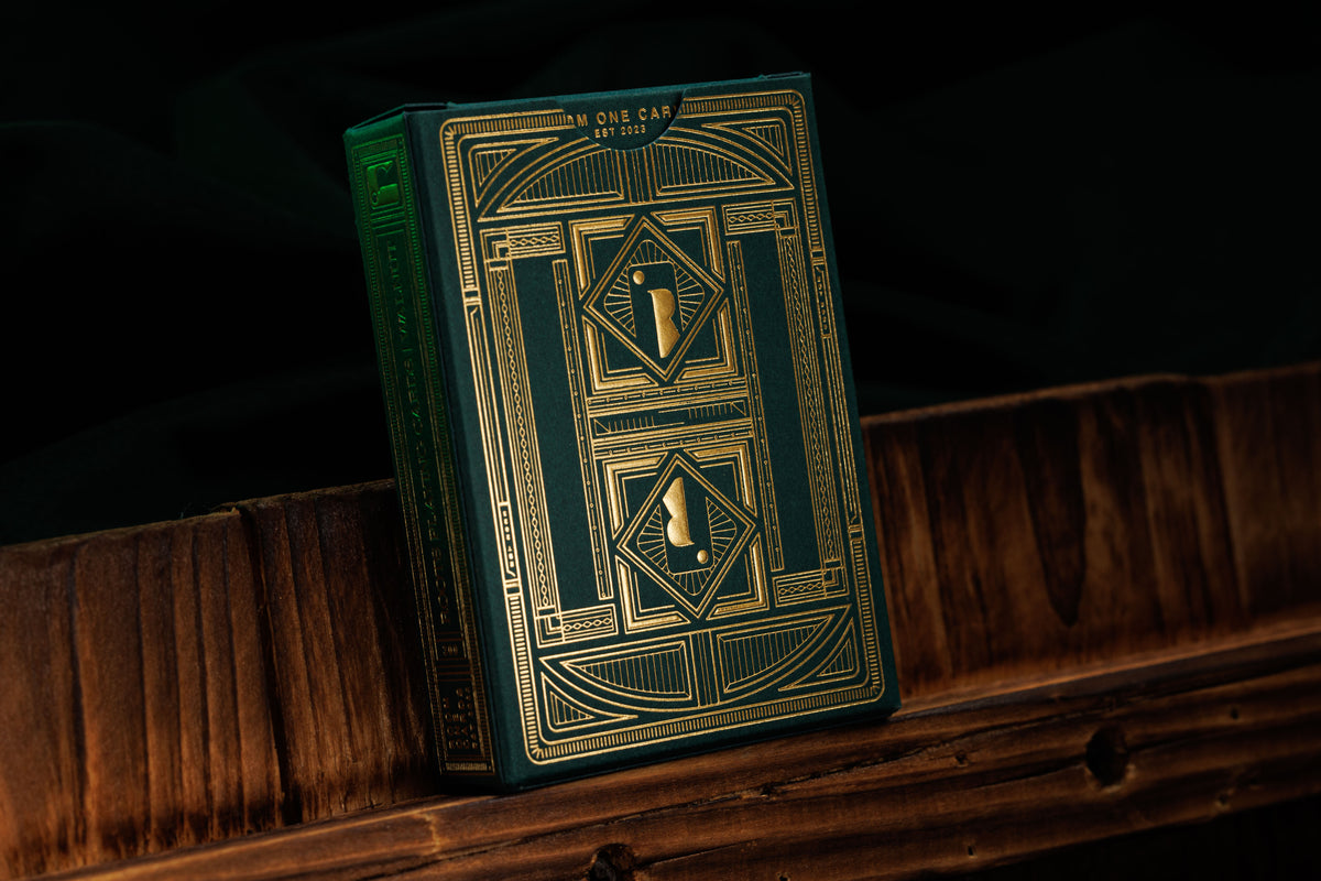 Green Roots Playing Cards - Walnut Edition