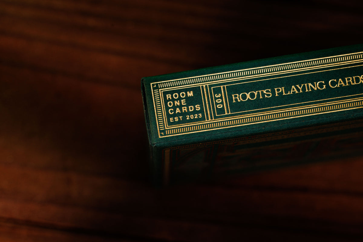 Green Roots Playing Cards - Walnut Edition