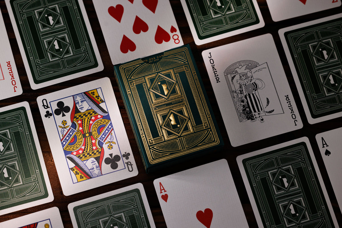 Green Roots Playing Cards - Walnut Edition