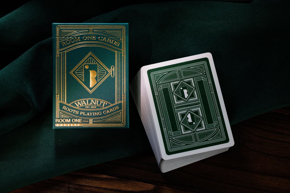 Green Roots Playing Cards - Walnut Edition