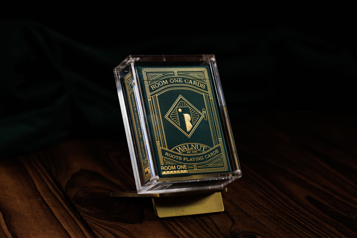 Green Roots Playing Cards - Walnut Edition