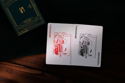 Green Roots Playing Cards - Teak Edition