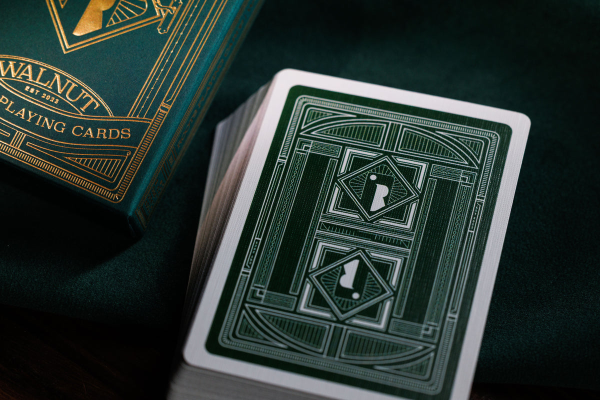 Green Roots Playing Cards - Walnut Edition