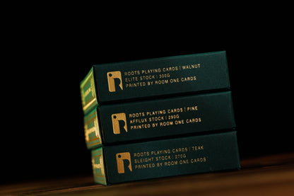 Green Roots Playing Cards - ⁠⁠3 in 1 Set