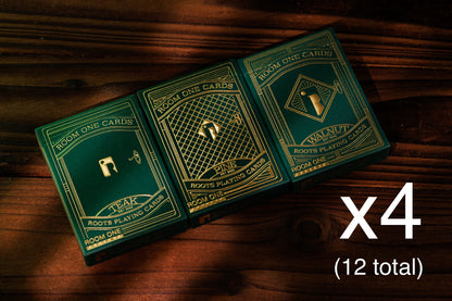 Green Roots Playing Cards - ⁠⁠3 in 1 Set