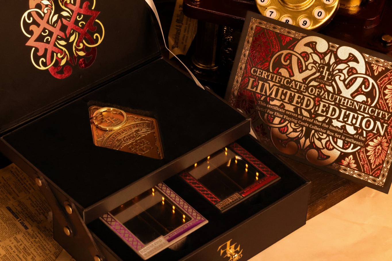 Hotel Fur Elise Playing Cards - Collector's Set – Room One Cards
