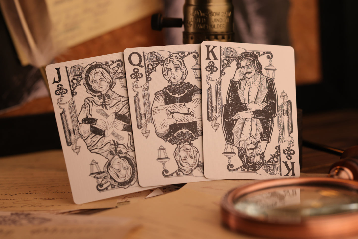 Jack the Ripper and Sherlock Holmes Skewer Edition Court Cards (Clubs)